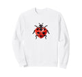 Whimsy Twee Ladybug Heart Spots Sweatshirt - Aesthetic Graphic for Adults - T-Shirt, Sweatshirt, Hoodie