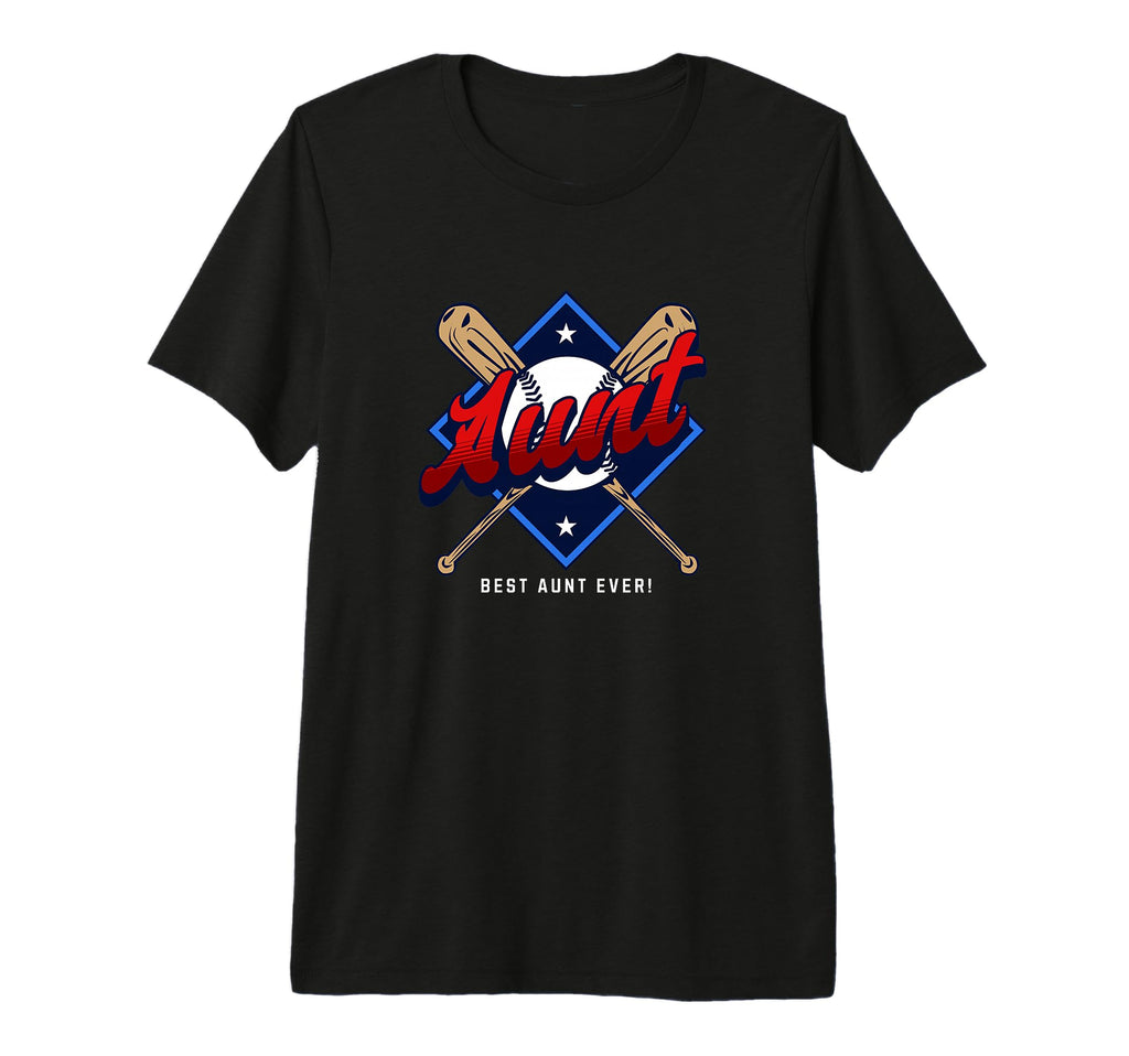 Baseball Aunt Baseball Supporter Tri T-Shirt - Streetwear Style for Adults - T-Shirt, Sweatshirt, Hoodie