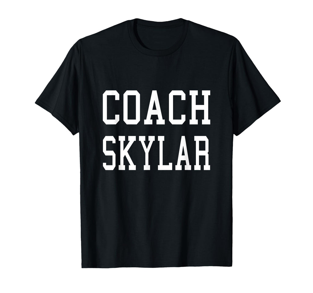 Coach Skylar Custom Football Soccer T-Shirt - Minimalist Print for Adults - T-Shirt, Sweatshirt, Hoodie