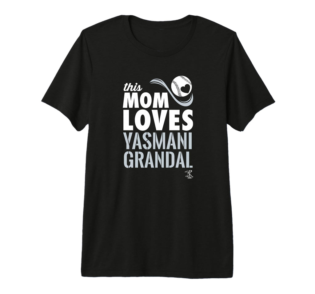 Yasmani Grandal This Mom Loves Tri T-Shirt - Unique Graphic for Adults - T-Shirt, Sweatshirt, Hoodie