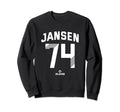 Kenley Jansen 74 Los Angeles Mlbpa Sweatshirt - Graphic Print for Adults - T-Shirt, Sweatshirt, Hoodie