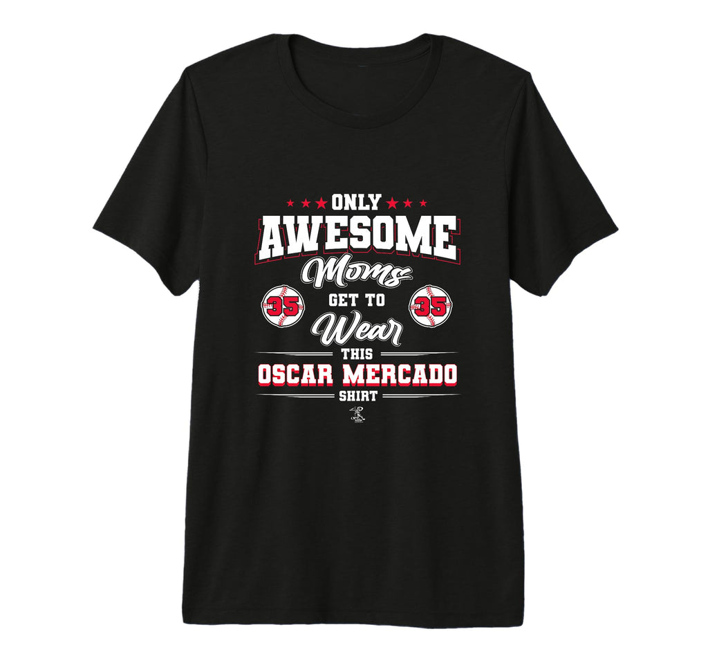 Oscar Mercado Awesome Moms Tri Blend T-Shirt - Unique Graphic Men Women - T-Shirt, Sweatshirt, Hoodie