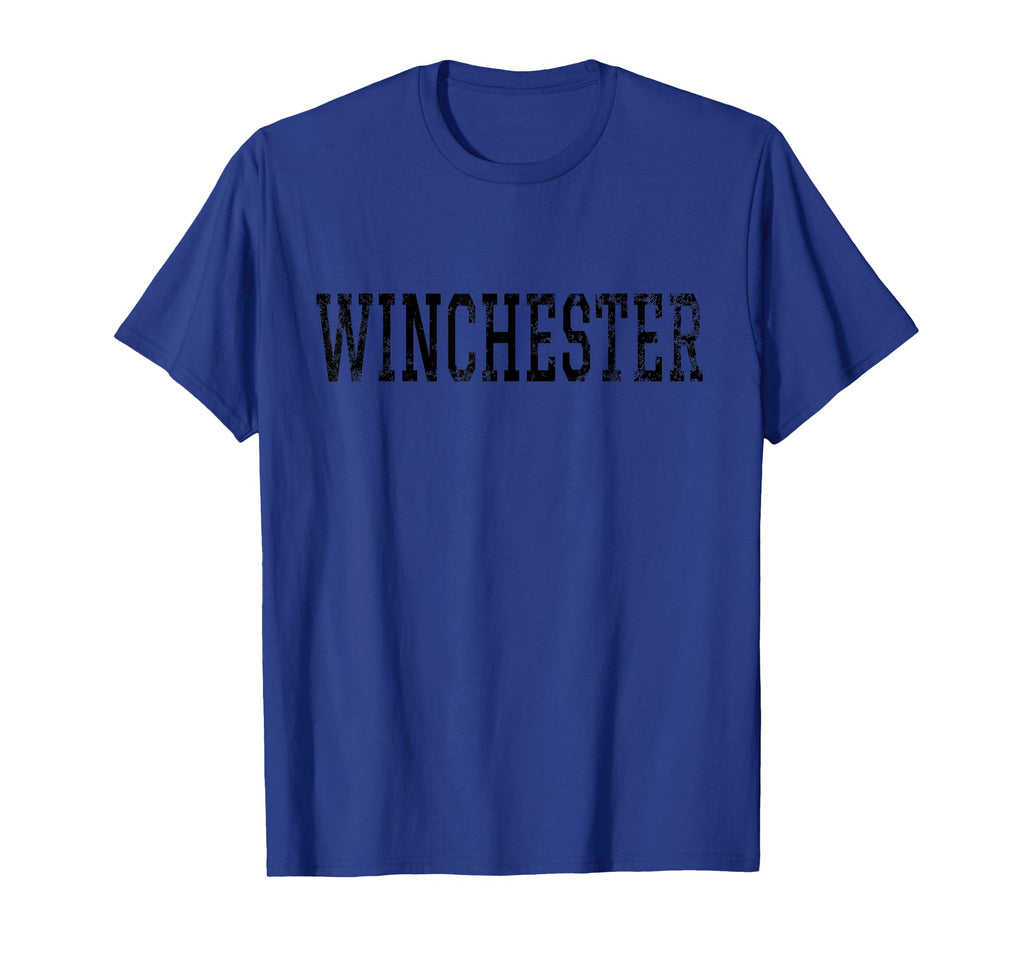 Winchester Black Text T-Shirt - Casual Everyday Wear Unisex - T-Shirt, Sweatshirt, Hoodie