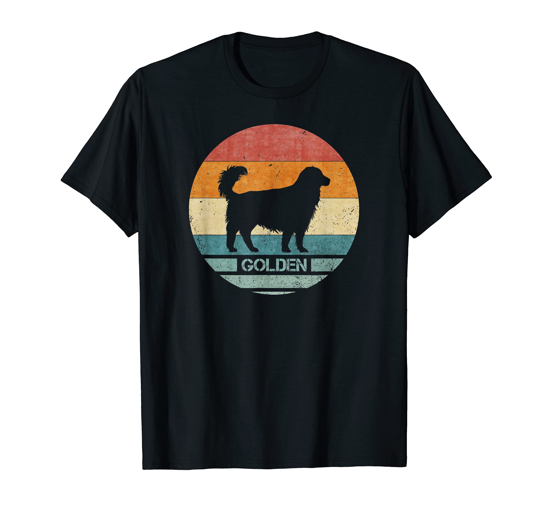 Golden Retriever Dog Silhouette T-Shirt - Aesthetic Graphic for Adults - T-Shirt, Sweatshirt, Hoodie