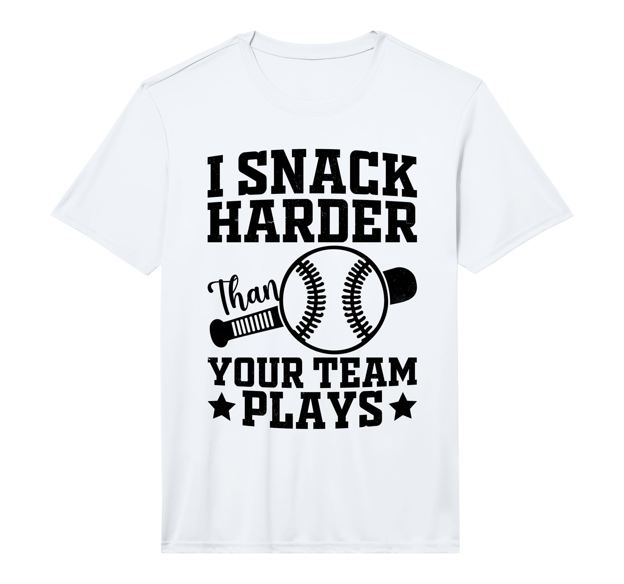 I Snack Harder Than Your Team Plays T-Shirt - Custom Art Print Men Women - T-Shirt, Sweatshirt, Hoodie