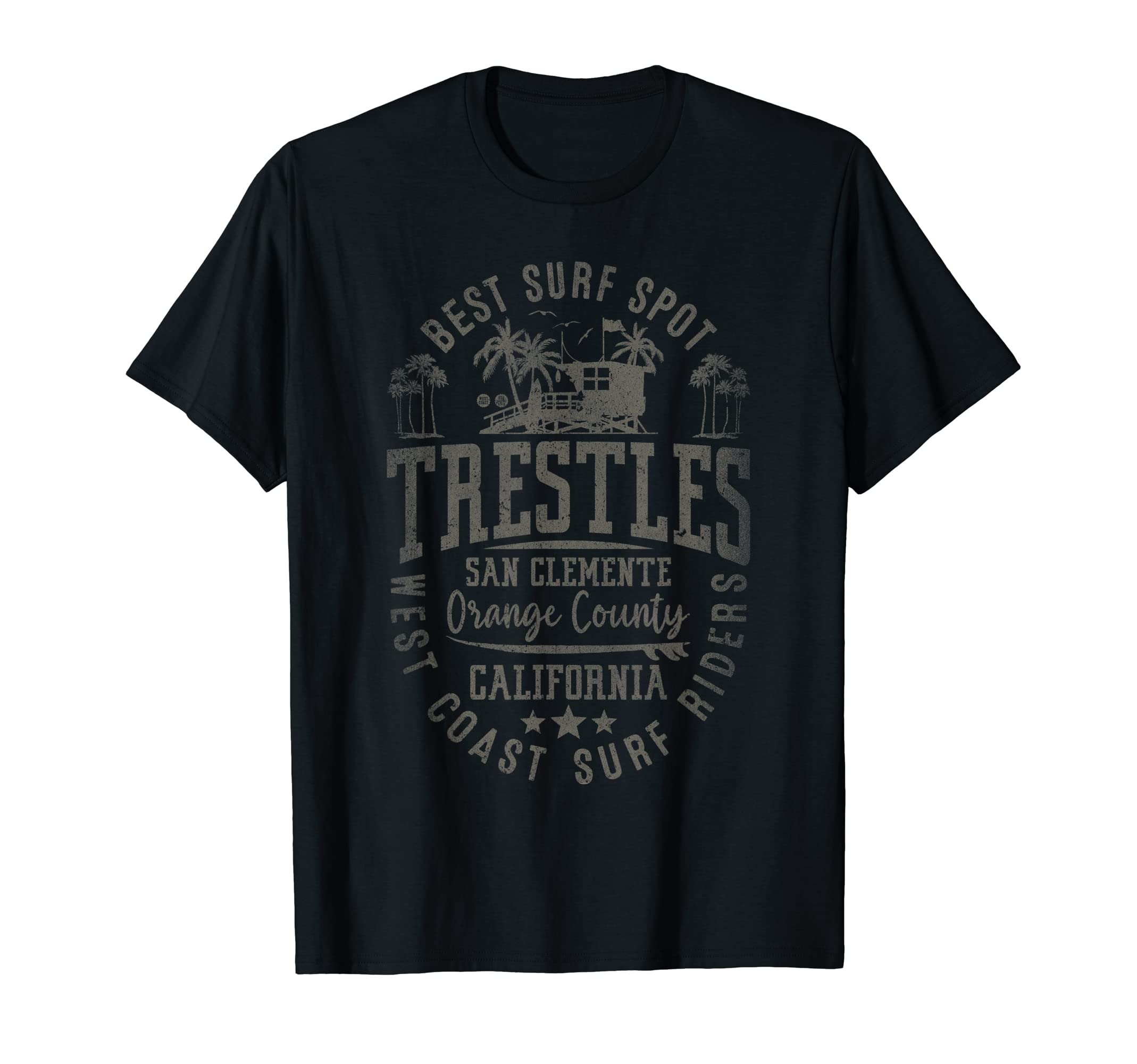 Trestles San Clemente Best Surf Spot T-Shirt - Streetwear Style Unisex - T-Shirt, Sweatshirt, Hoodie