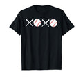 Xoxo Funny Baseball Love T-Shirt - Custom Art Print Men Women - T-Shirt, Sweatshirt, Hoodie