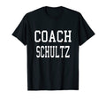Coach Schultz Custom Football Soccer T-Shirt - Minimalist Print Men Women - T-Shirt, Sweatshirt, Hoodie