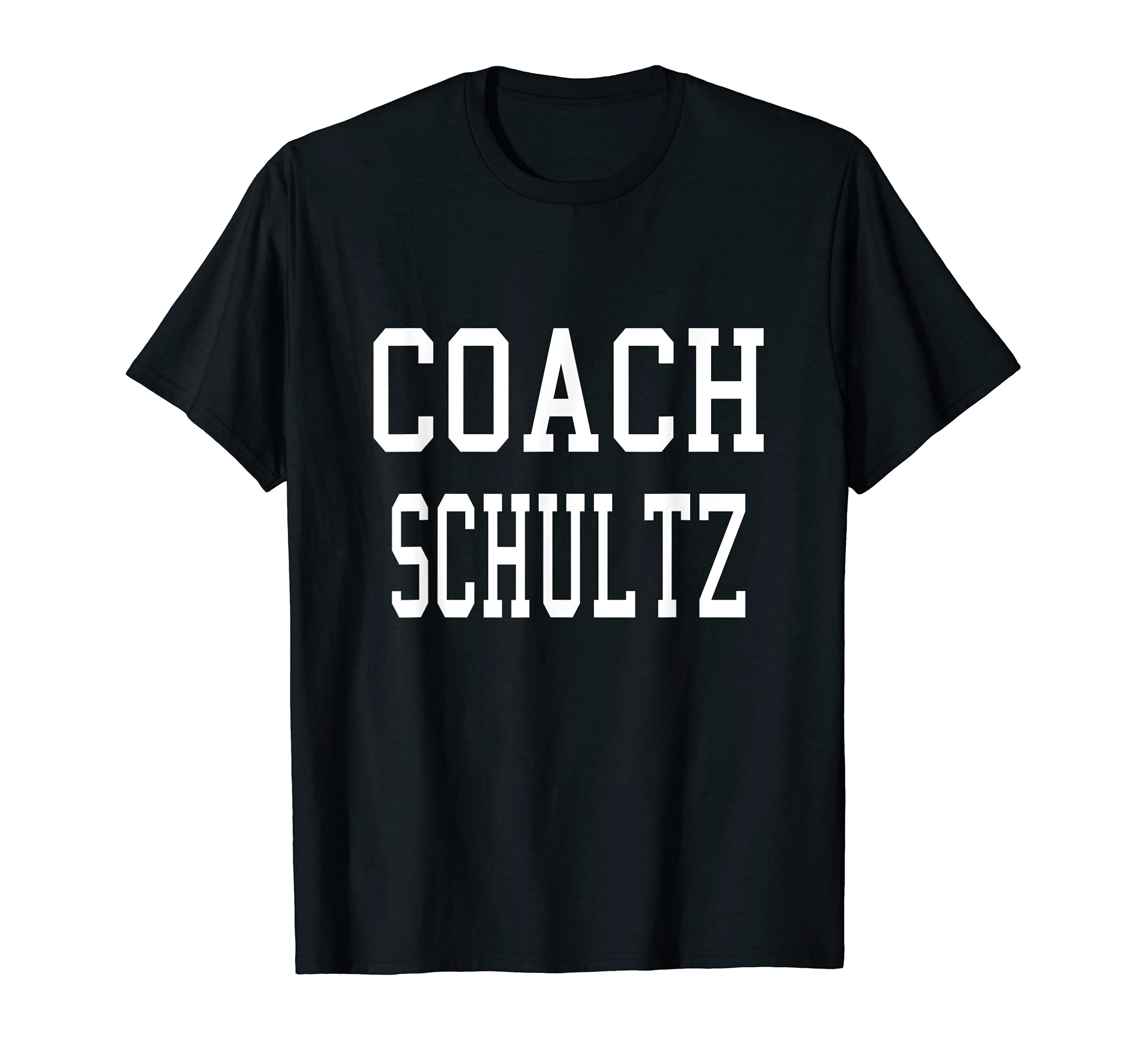 Coach Schultz Custom Football Soccer T-Shirt - Minimalist Print Men Women - T-Shirt, Sweatshirt, Hoodie
