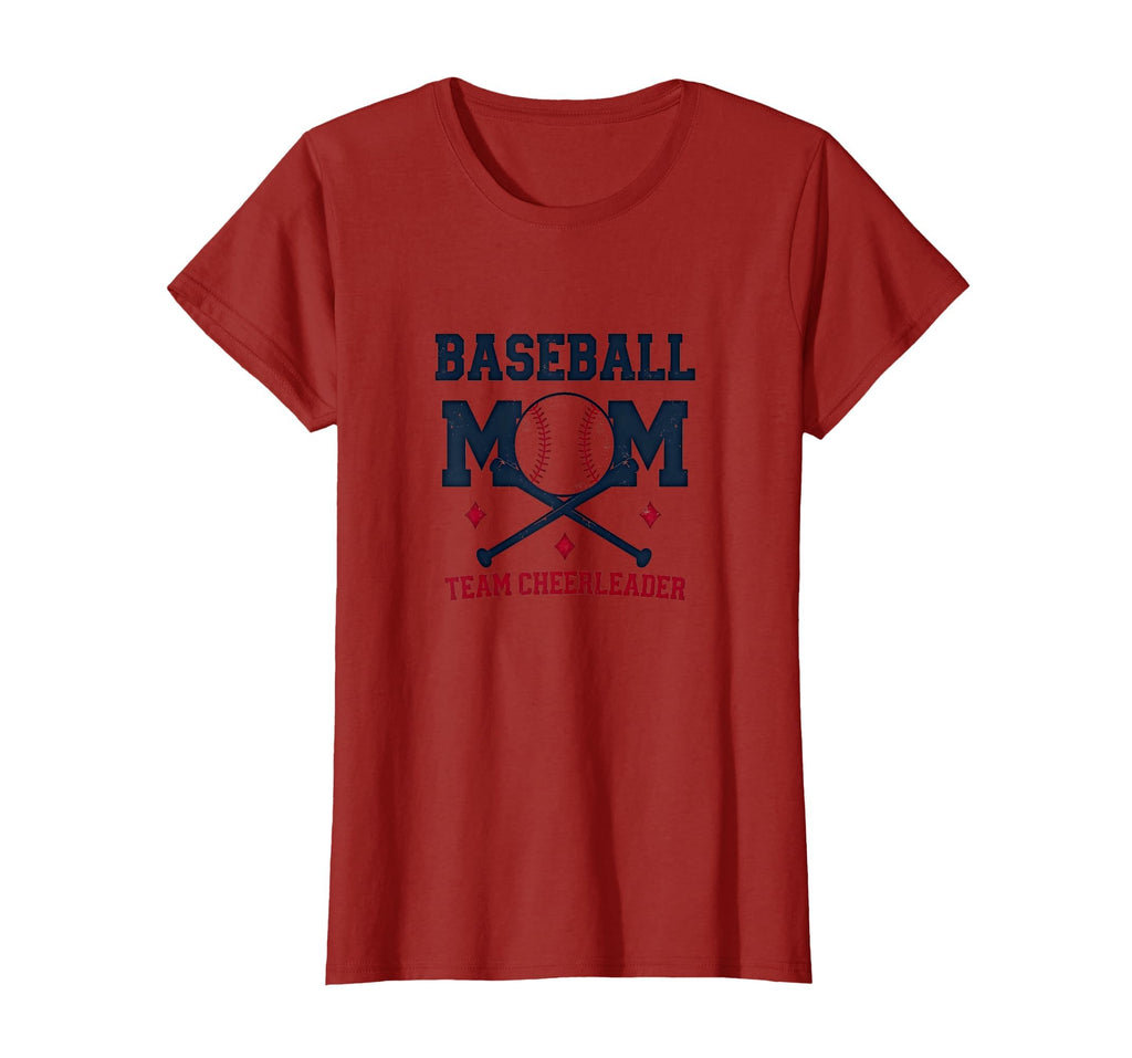 Baseball Mom Team Cheerleader Sports T-Shirt - Aesthetic Graphic Men Women - T-Shirt, Sweatshirt, Hoodie