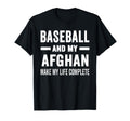 Baseball And My Afghan Mama Dog T-Shirt - Custom Art Print for Adults - T-Shirt, Sweatshirt, Hoodie