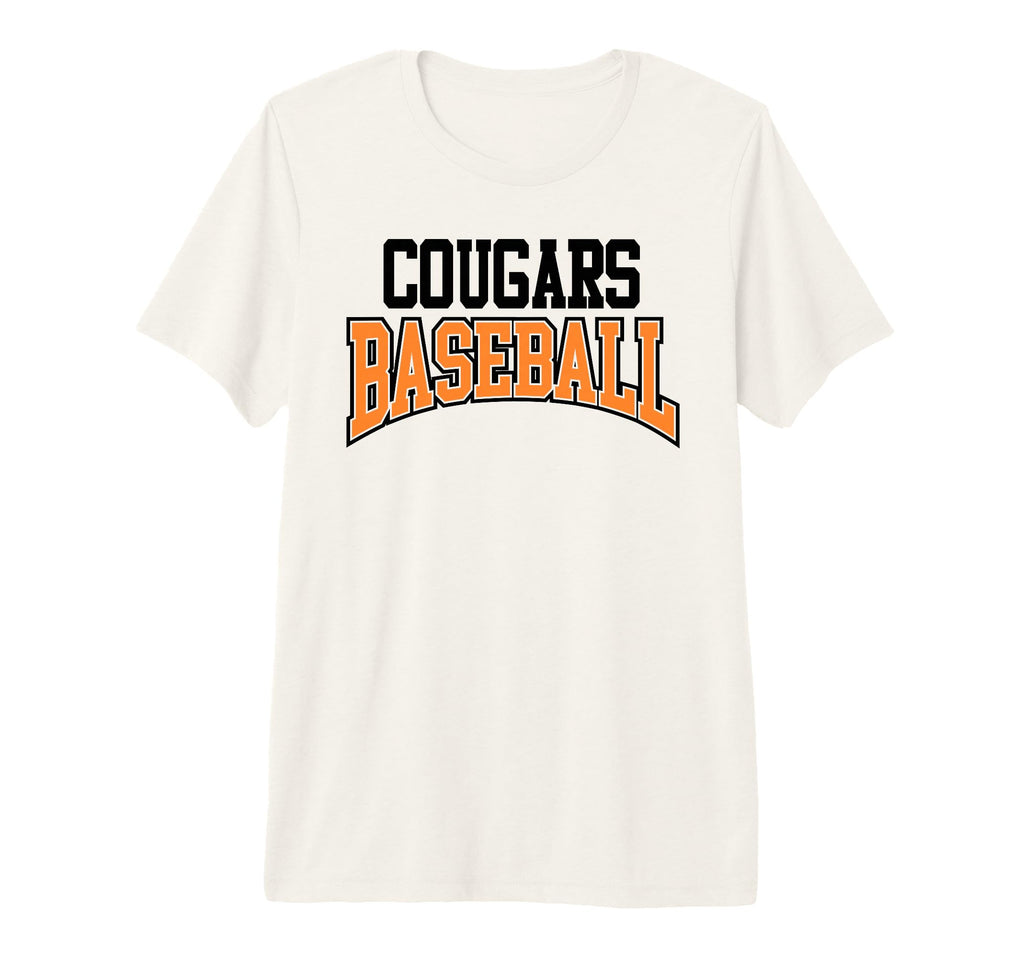 Cougars Baseball Mom Mascot Sports T-Shirt - Unique Graphic for Adults - T-Shirt, Sweatshirt, Hoodie