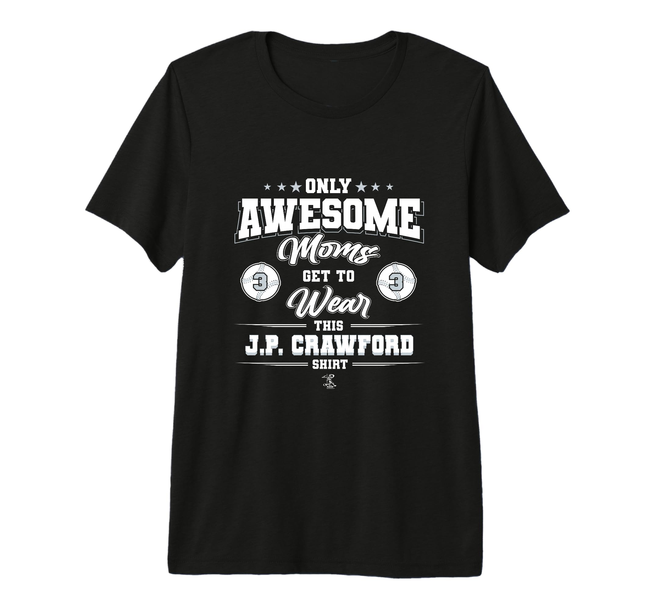 J P Crawford Awesome Moms Tri Blend T-Shirt - Custom Art Print for Adults - T-Shirt, Sweatshirt, Hoodie