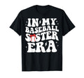 My Baseball Sister Era Groovy Baseball T-Shirt - Minimalist Print Unisex - T-Shirt, Sweatshirt, Hoodie