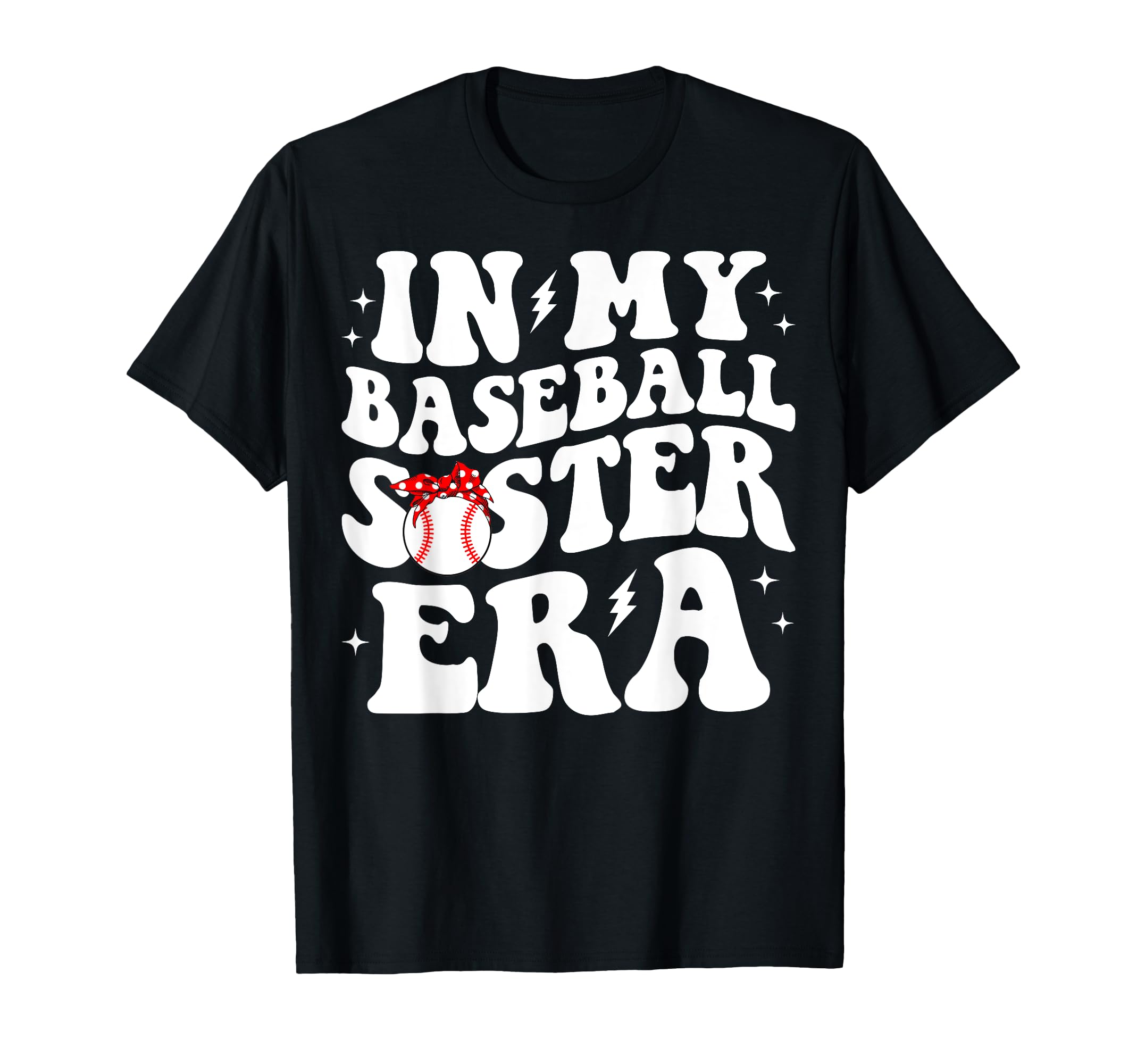 My Baseball Sister Era Groovy Baseball T-Shirt - Minimalist Print Unisex - T-Shirt, Sweatshirt, Hoodie