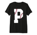 P Baseball Initial Personalized Letter T-Shirt - Unique Graphic Men Women - T-Shirt, Sweatshirt, Hoodie