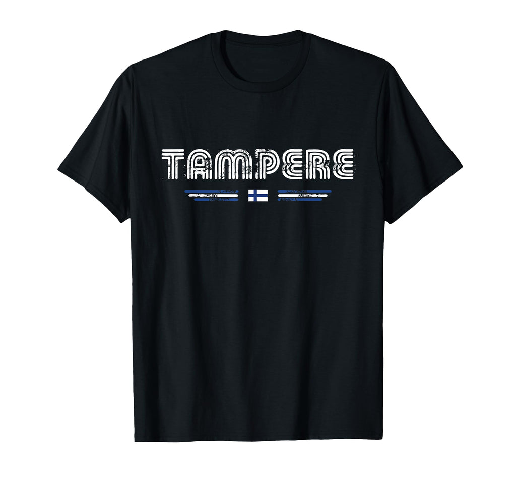 Tampere Finland 70S 80S Type T-Shirt - Fun Novelty Design Men Women - T-Shirt, Sweatshirt, Hoodie