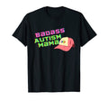Badass Autism Mama Baseball Hat T-Shirt - Novelty Apparel Men Women - T-Shirt, Sweatshirt, Hoodie