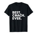 Best Coach Ever Baseball Coach T-Shirt - Fun Novelty Design for Adults - T-Shirt, Sweatshirt, Hoodie