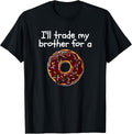 I love donuts for brothers and sisters - Adult & Kids T-Shirts, Sweatshirts & Hoodies apparel design preview 1
