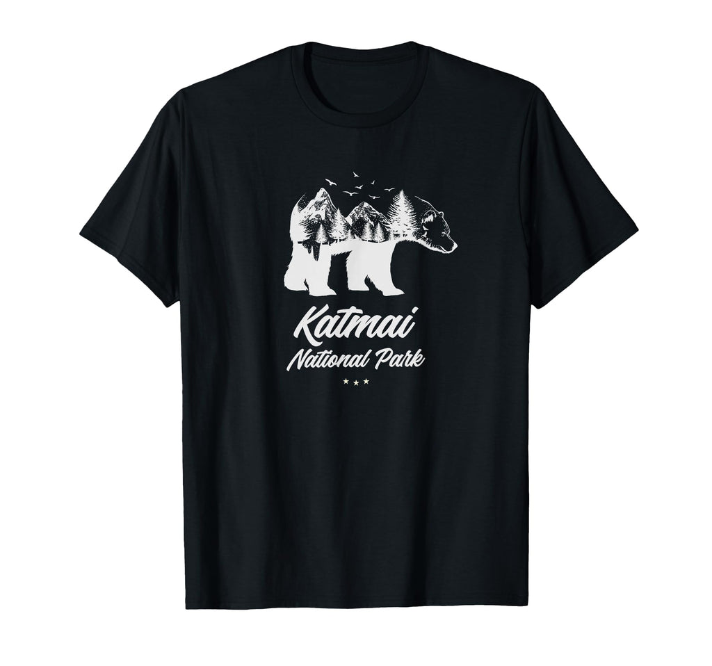 Katmai Reminder National Park Bear T-Shirt - Fun Novelty Design Men Women - T-Shirt, Sweatshirt, Hoodie