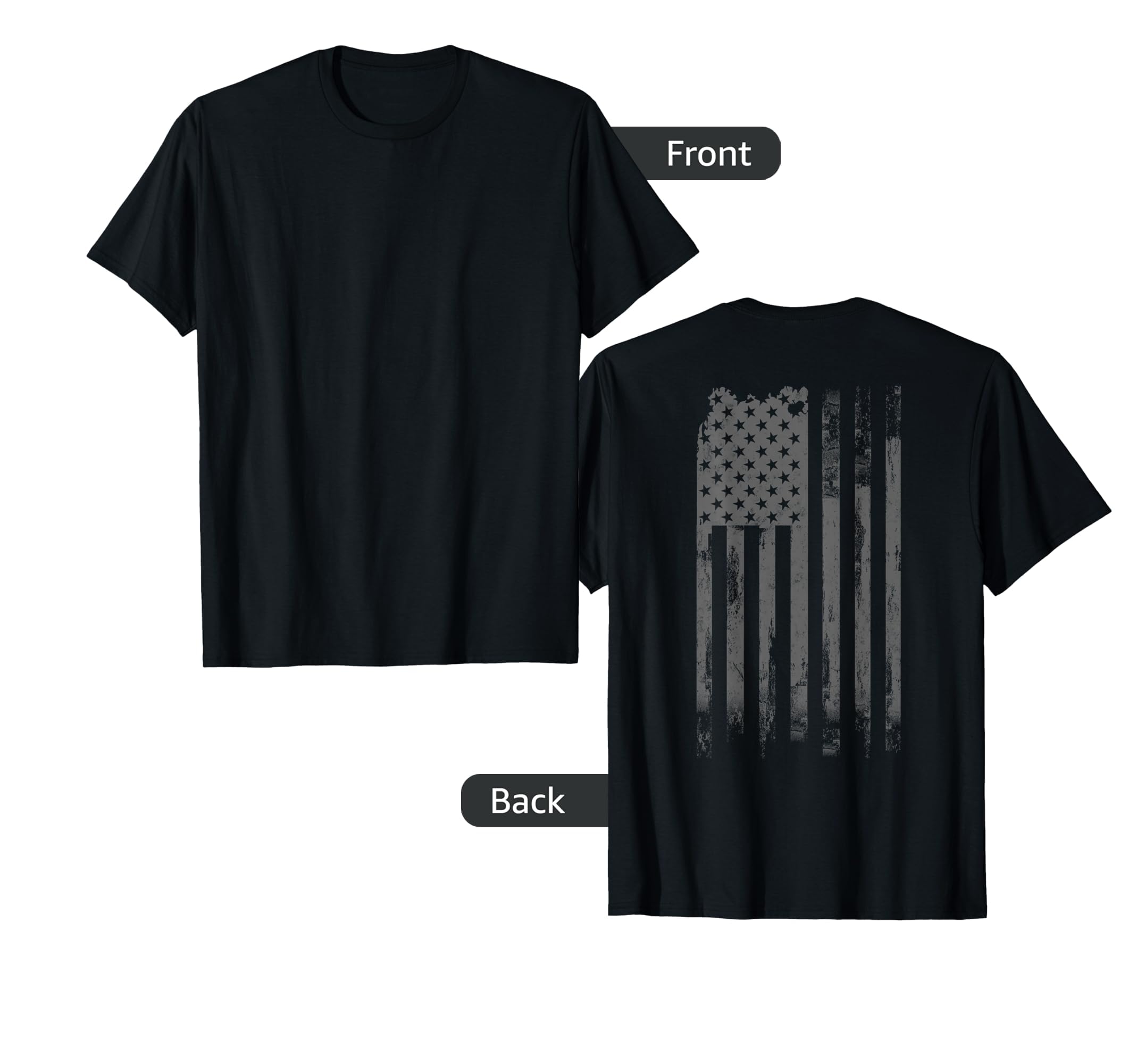 Patriotic Distressed America Usa Flag T-Shirt - Aesthetic Graphic Men Women - T-Shirt, Sweatshirt, Hoodie