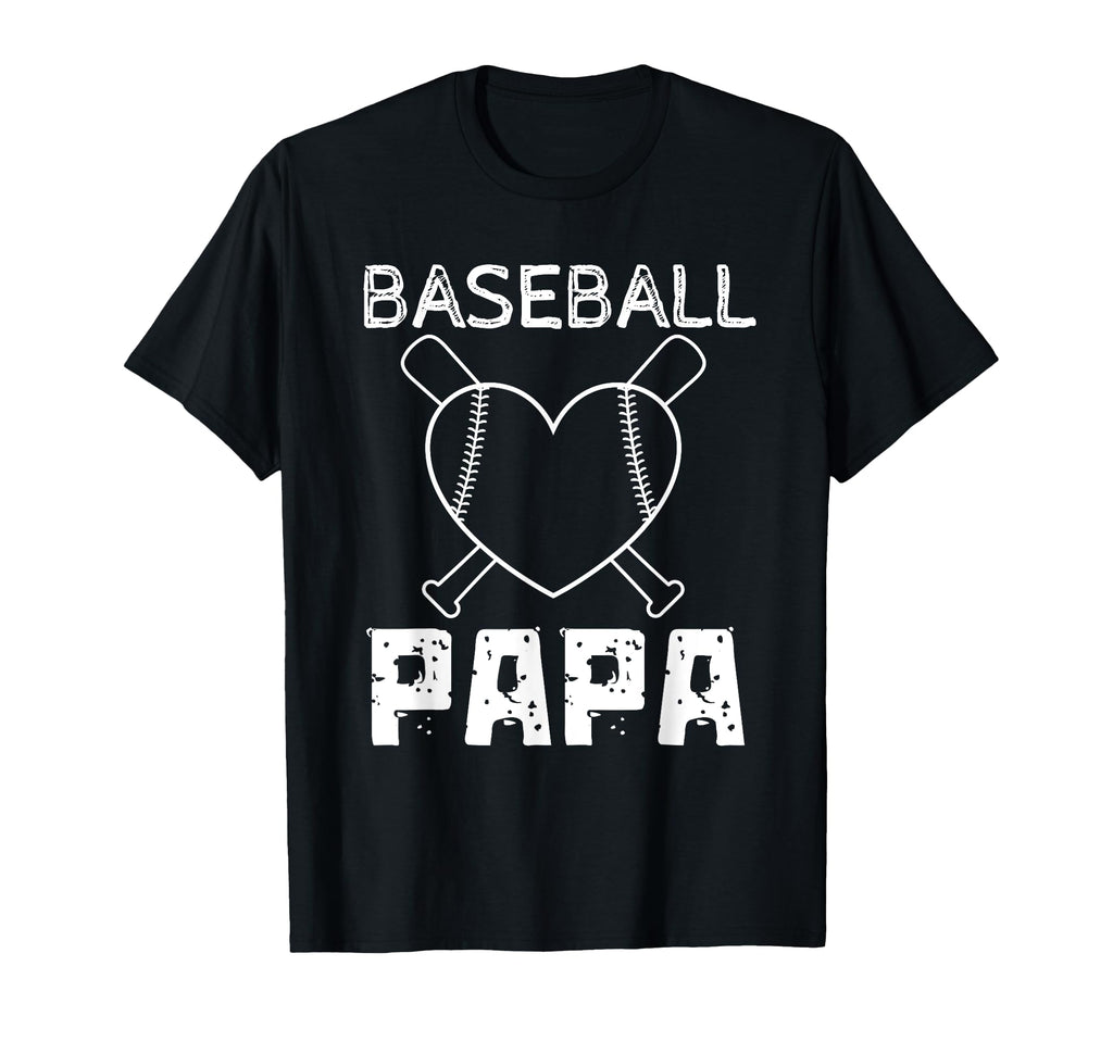 Baseball Papa Family Matching Funny T-Shirt - Unique Graphic Men Women - T-Shirt, Sweatshirt, Hoodie