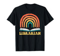 Librarian Reading Books Rainbow T-Shirt - Custom Art Print Unisex - T-Shirt, Sweatshirt, Hoodie