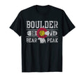 Colorado State Bear Peak Boulder Distressed T-Shirt - Trendy Graphic Unisex - T-Shirt, Sweatshirt, Hoodie