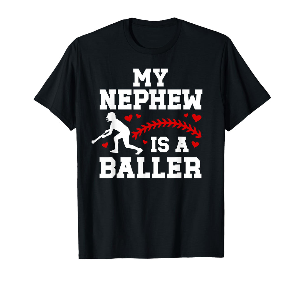 My Nephew Baseball Aunt Baseball T-Shirt - Novelty Apparel Men Women - T-Shirt, Sweatshirt, Hoodie