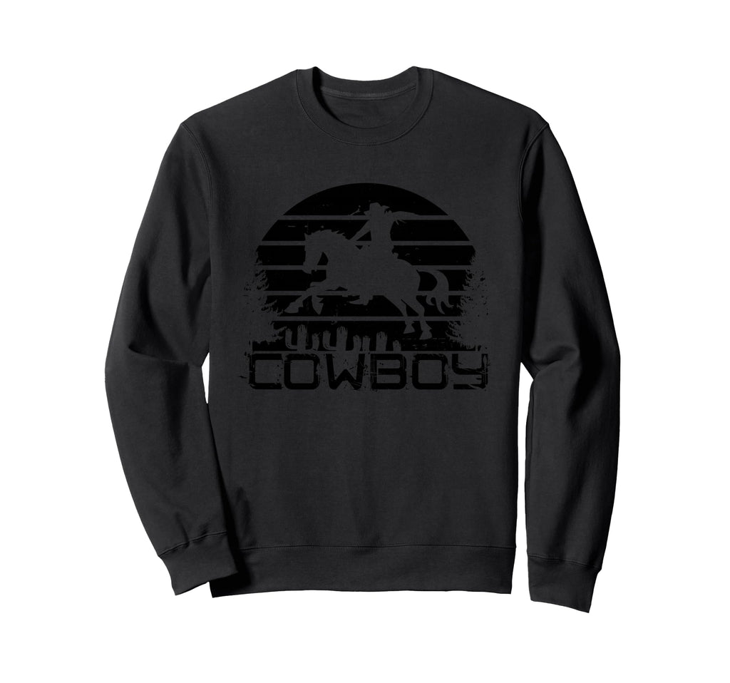 Cowboy Country Rodeo Texas Bull Sweatshirt - Fun Novelty Design for Adults - T-Shirt, Sweatshirt, Hoodie