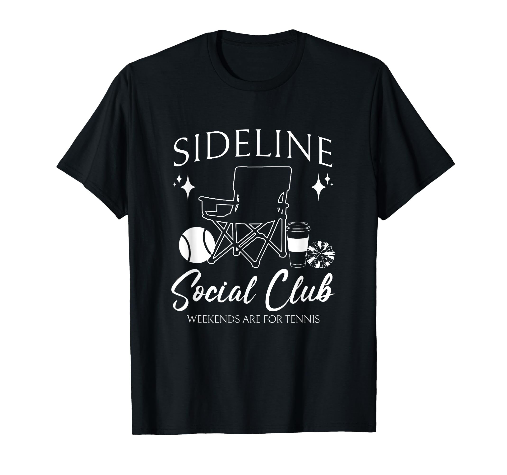 Sideline Social Club Tennis Mom Game T-Shirt - Streetwear Style for Adults - T-Shirt, Sweatshirt, Hoodie