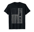 Distressed American Flag Coal Miner Mining T-Shirt - Trendy Graphic Unisex - T-Shirt, Sweatshirt, Hoodie