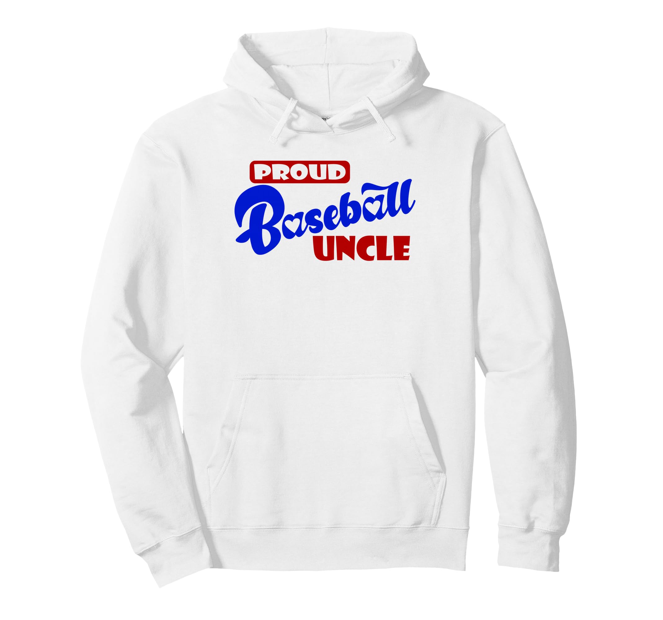 Proud Baseball Uncle Game Day Hoodie - Trendy Graphic for Adults - T-Shirt, Sweatshirt, Hoodie