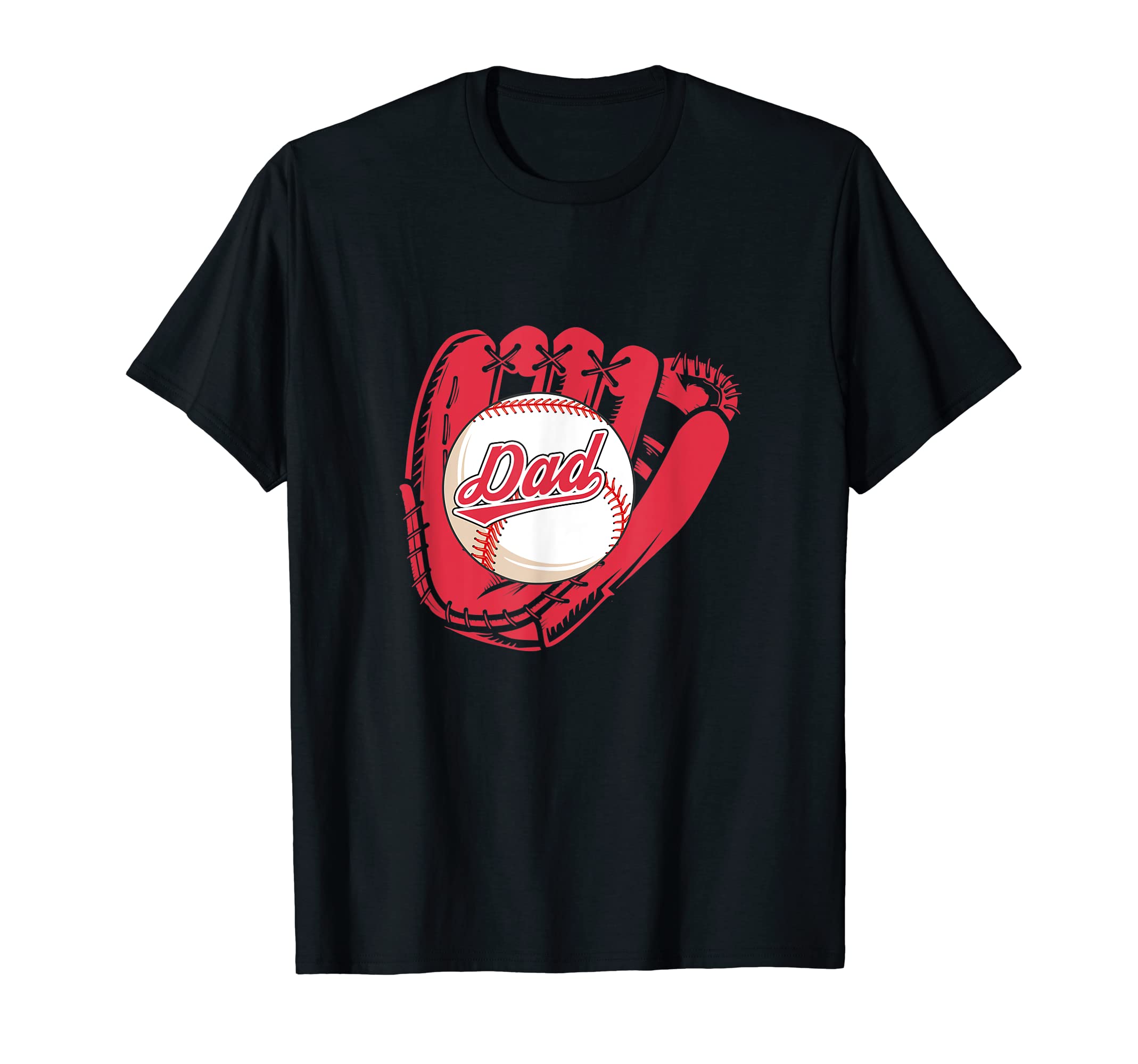 Mens Baseball Dad Baseball Player Father T-Shirt - Custom Art Print Unisex - T-Shirt, Sweatshirt, Hoodie