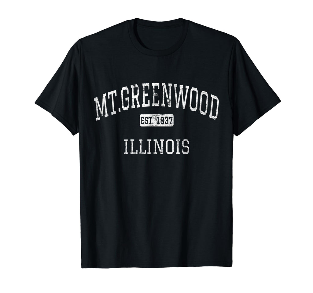 Mt Greenwood Illinois Chicago Il T-Shirt - Minimalist Print Unisex - T-Shirt, Sweatshirt, Hoodie
