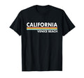 Venice Beach California Stripes T-Shirt - Minimalist Print for Adults - T-Shirt, Sweatshirt, Hoodie