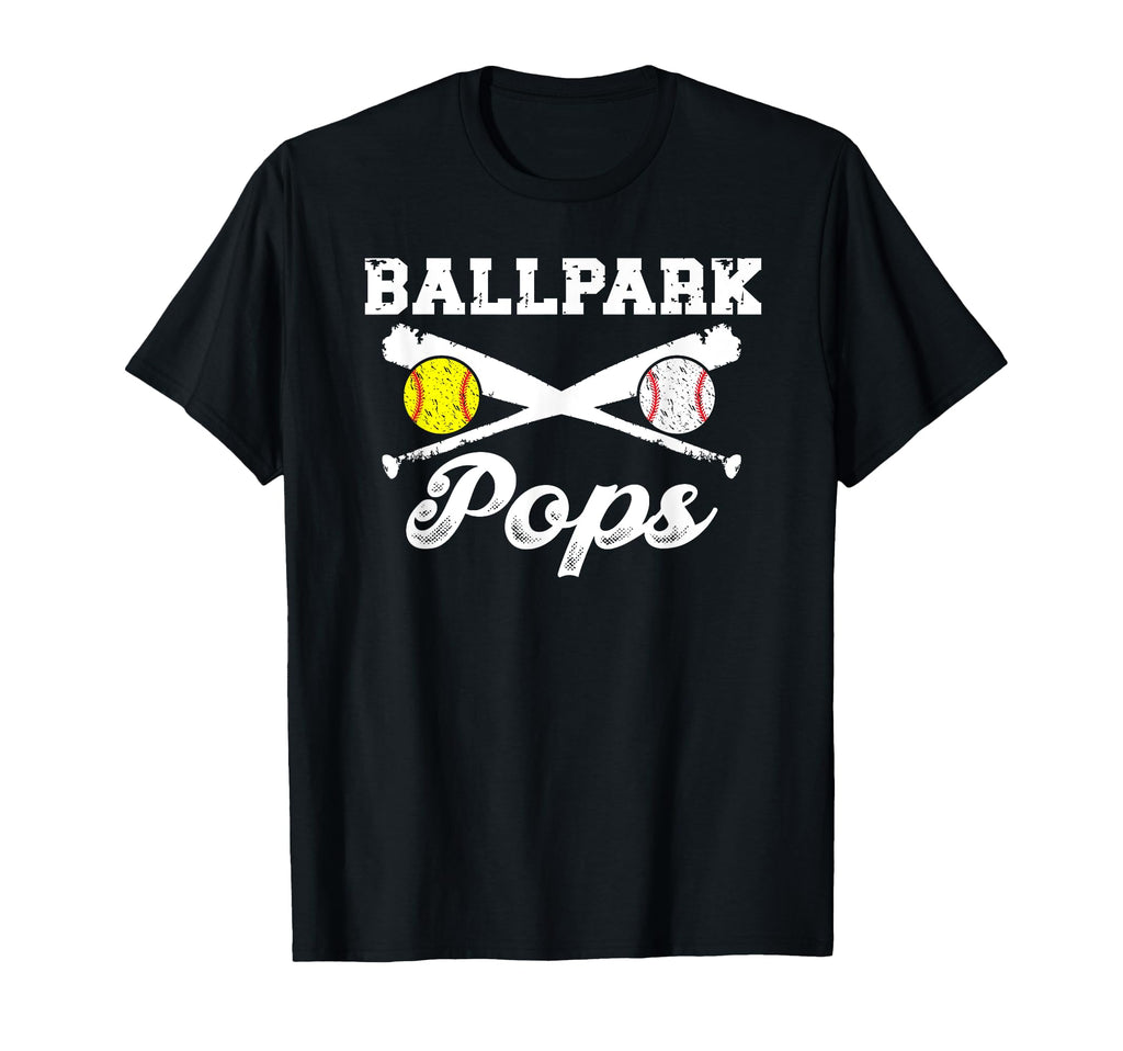 Ballpark Pops Softball Baseball Pops T-Shirt - Graphic Print for Adults - T-Shirt, Sweatshirt, Hoodie
