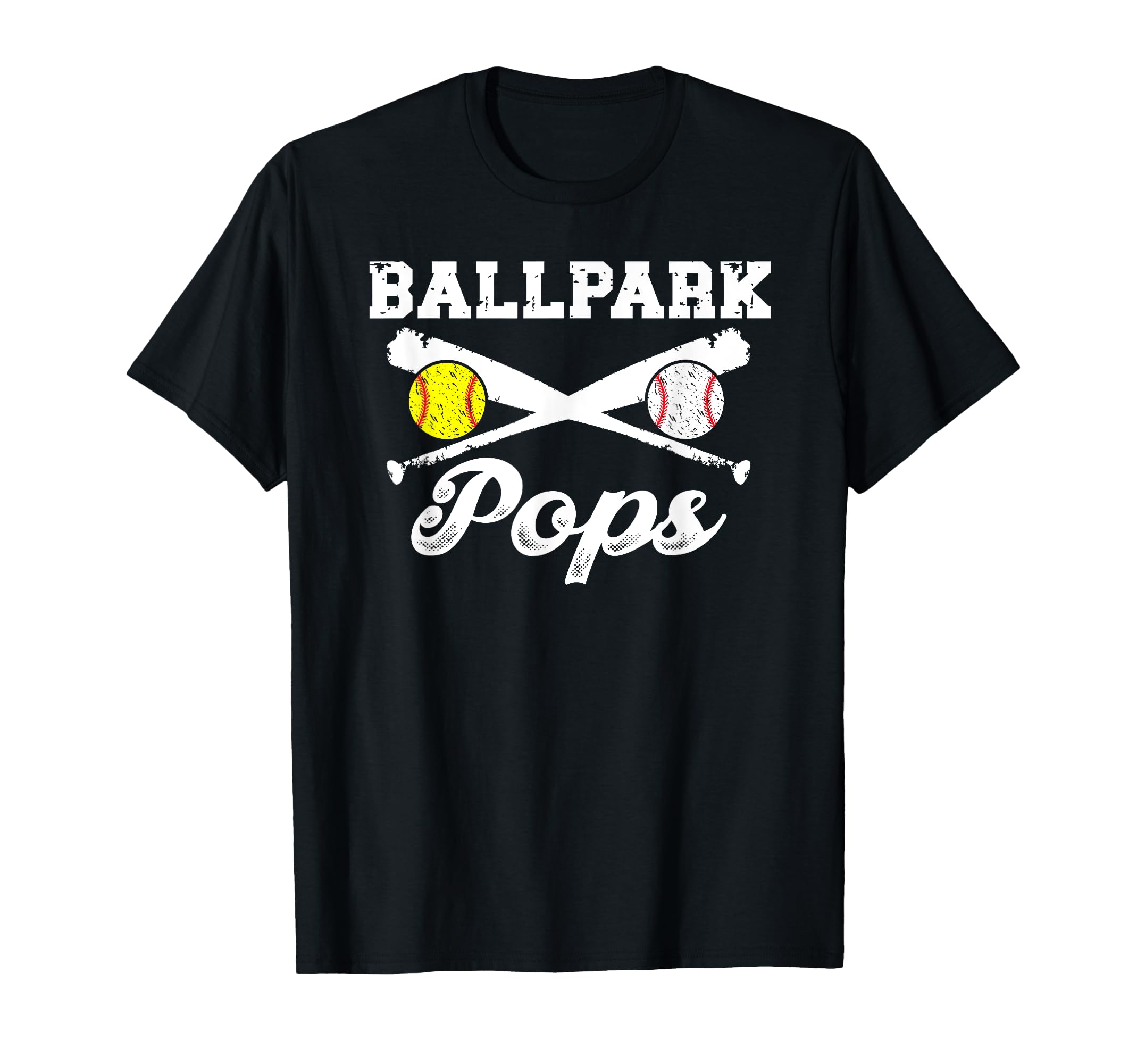 Ballpark Pops Softball Baseball Pops T-Shirt - Graphic Print for Adults - T-Shirt, Sweatshirt, Hoodie