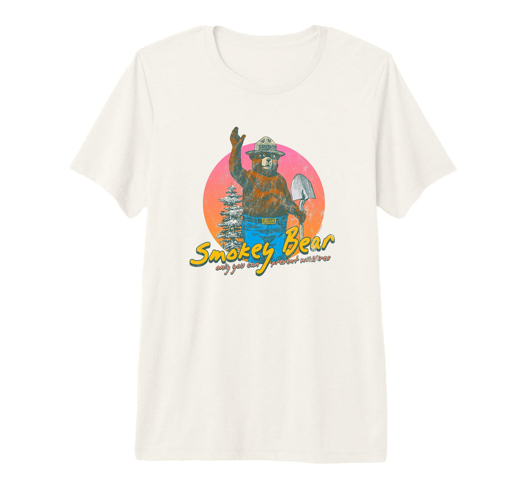 Smokey Bear Smokey Bear Colorful T-Shirt - Fun Novelty Design for Adults - T-Shirt, Sweatshirt, Hoodie