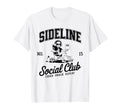 Sideline Social Club Soccer Mom Game Day T-Shirt - Graphic Print for Adults - T-Shirt, Sweatshirt, Hoodie