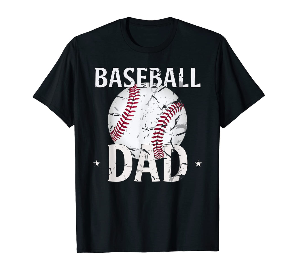 Baseball Dad Gifts Fathers Day Sports T-Shirt - Minimalist Print Men Women - T-Shirt, Sweatshirt, Hoodie