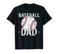 Baseball Dad Gifts Fathers Day Sports T-Shirt - Minimalist Print Men Women - T-Shirt, Sweatshirt, Hoodie