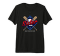Baseball Sister Baseball Tri Blend T-Shirt - Custom Art Print for Adults - T-Shirt, Sweatshirt, Hoodie