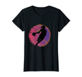 Sunset Basketball Distressed Womens T-Shirt - Trendy Graphic for Adults - T-Shirt, Sweatshirt, Hoodie