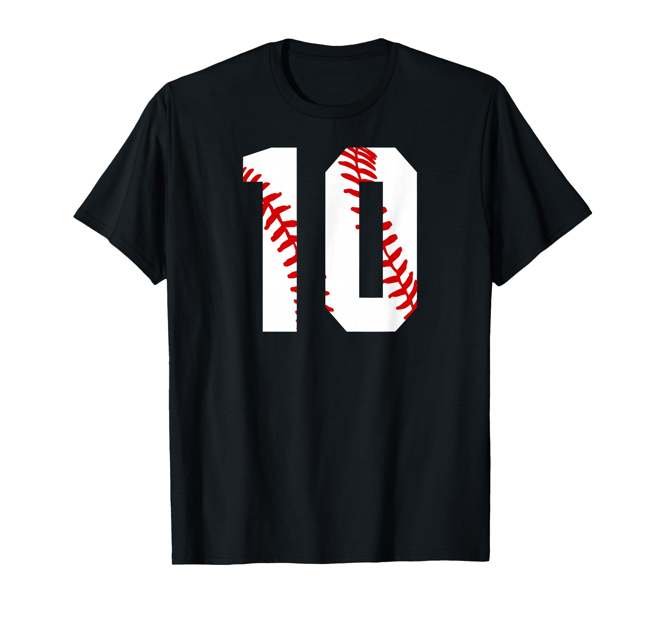 Baseball Mom 10 Jersey Baseball Number 10 T-Shirt - Graphic Print Men Women - T-Shirt, Sweatshirt, Hoodie