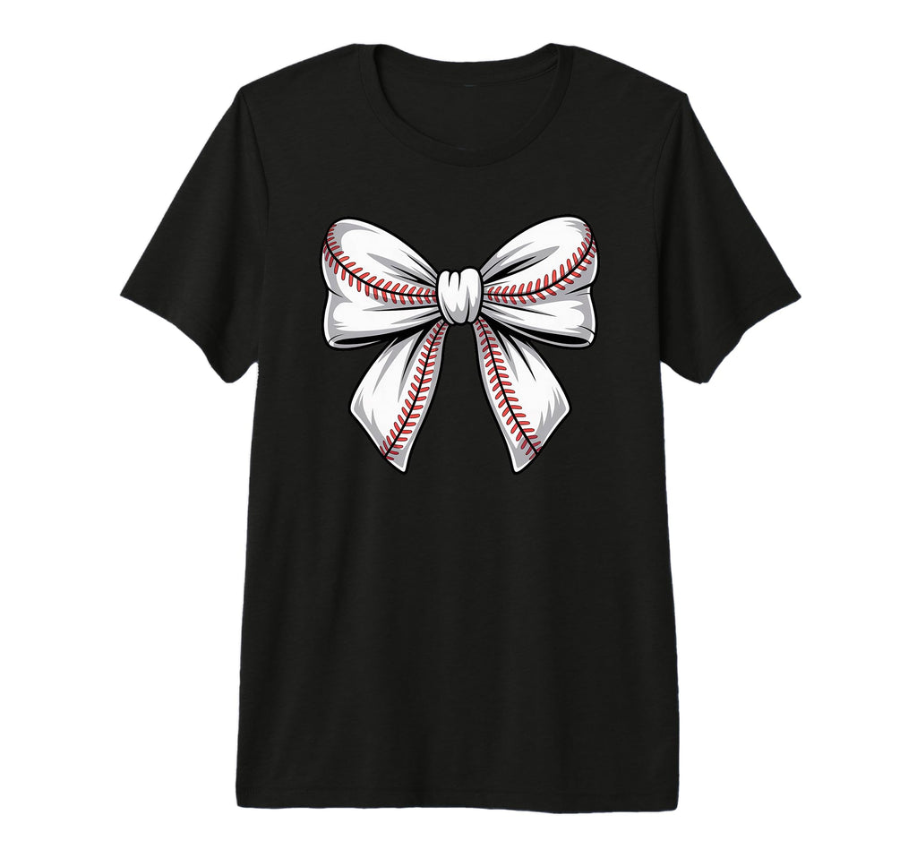 Coquette Bow Baseball Game Day Cheer T-Shirt - Streetwear Style for Adults - T-Shirt, Sweatshirt, Hoodie