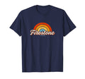Firestone Colorado Co Rainbow 70S T-Shirt - Fun Novelty Design for Adults - T-Shirt, Sweatshirt, Hoodie