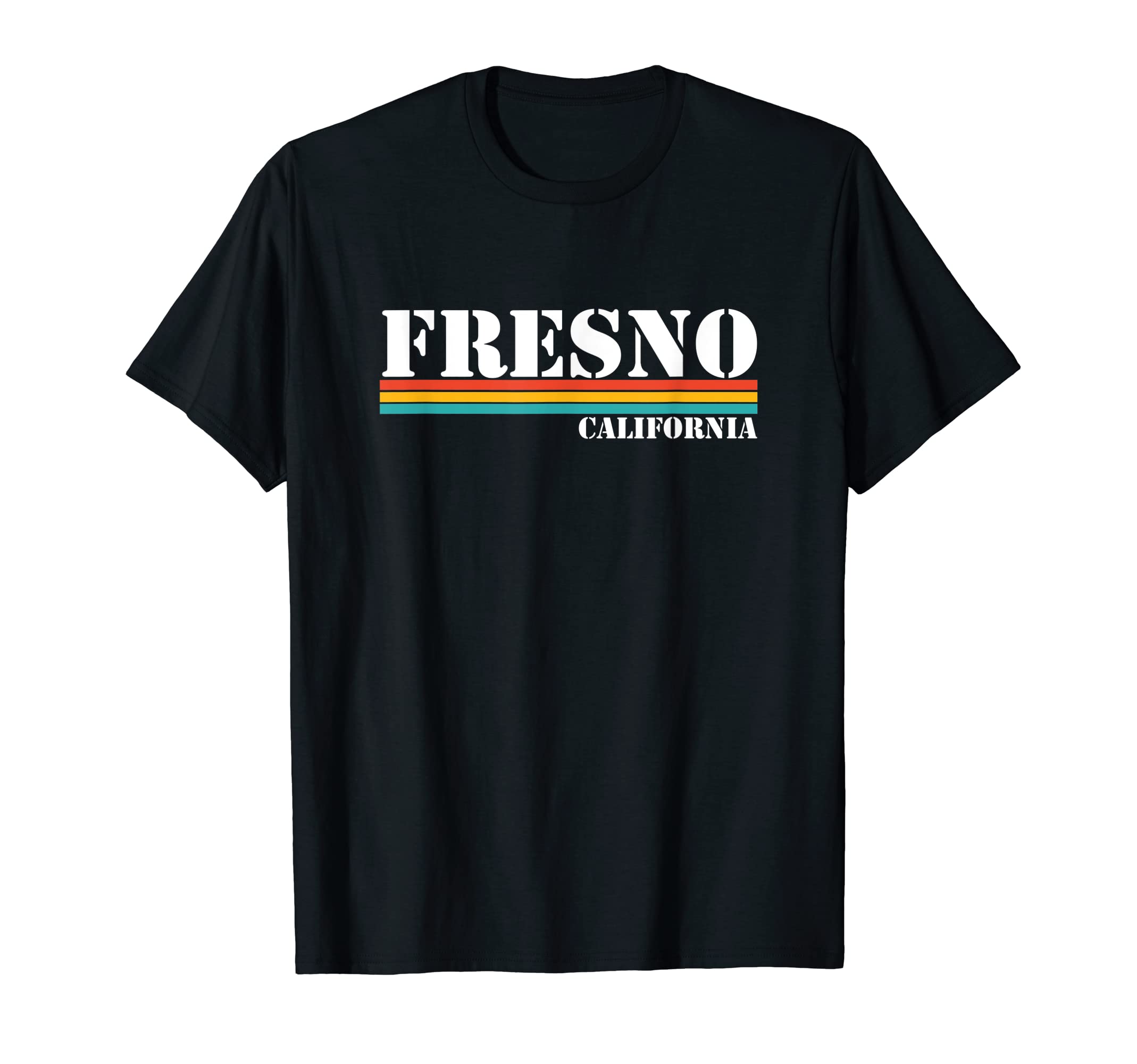 Fresno California Stripes T-Shirt - Trendy Graphic Men Women - T-Shirt, Sweatshirt, Hoodie