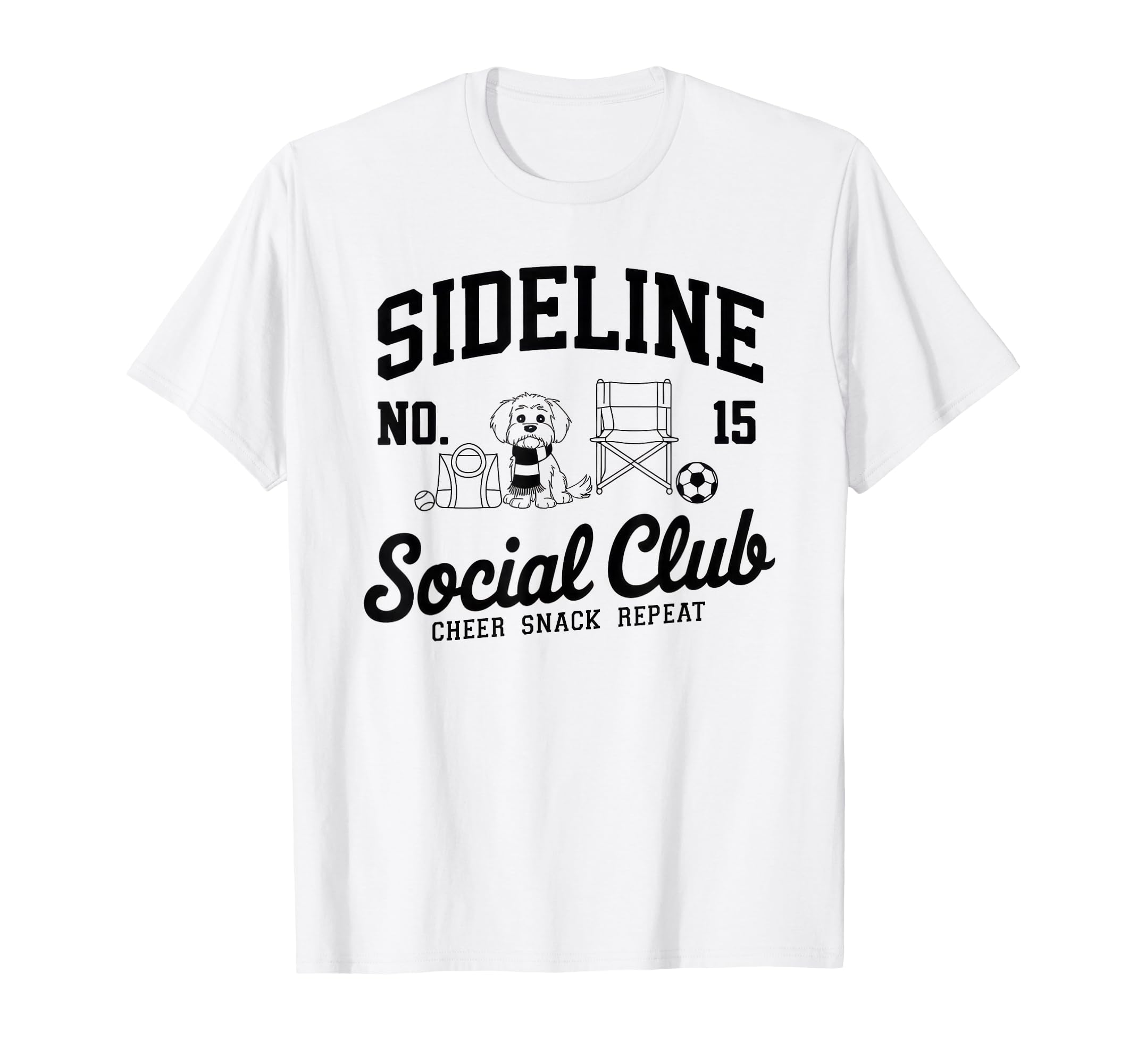 Sideline Social Club Soccer Mom Game T-Shirt - Trendy Graphic for Adults - T-Shirt, Sweatshirt, Hoodie